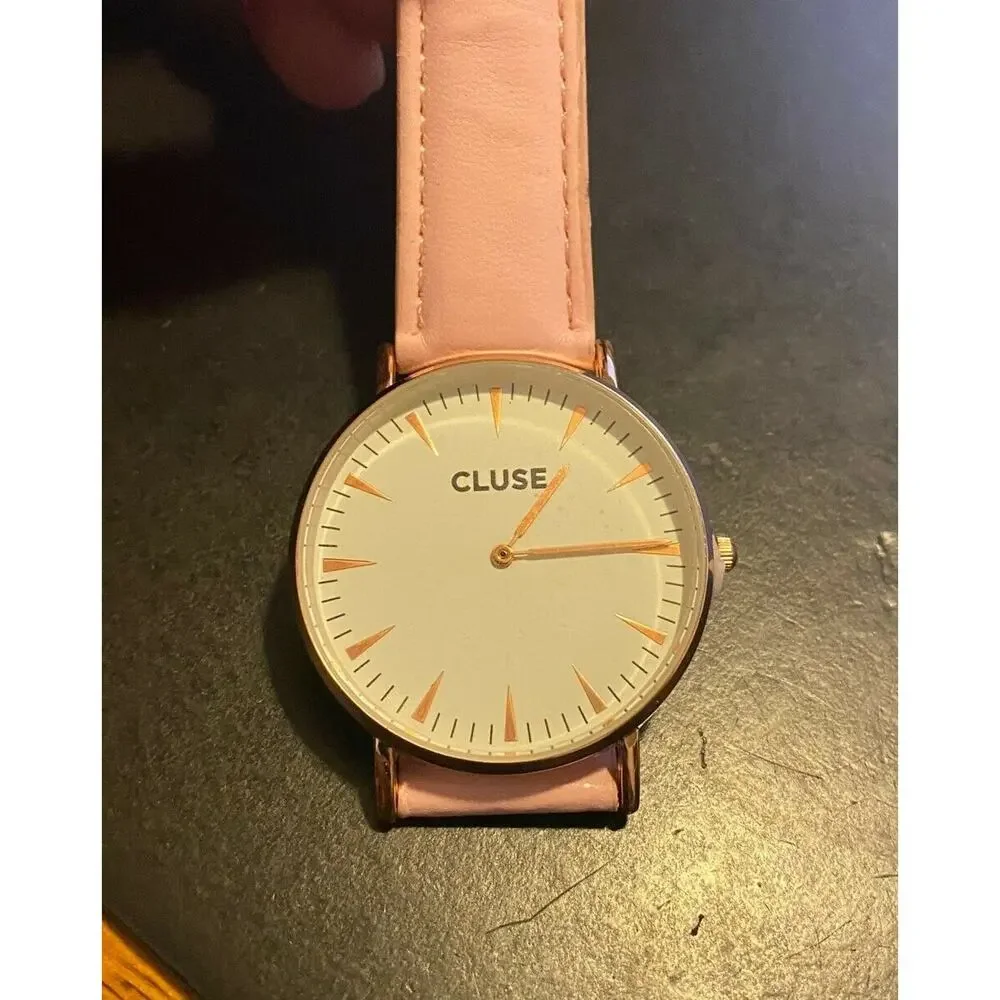 Women's 40mm Cluse Watch, Rose Gold Tone with Pink Band